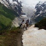 Horse tour glacier